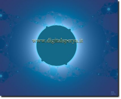Quadro frattale - Titolo: Eclissi - Anno: 2004